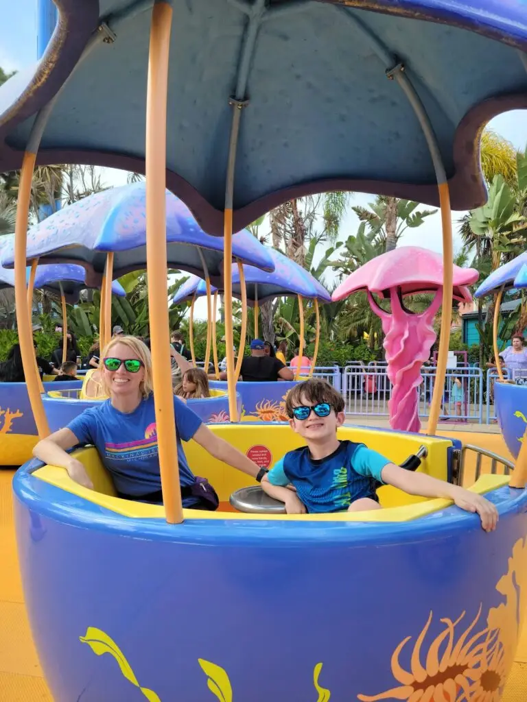 There are lots of kid rides for those who aren't tall enough or don't enjoy the thrill rides.