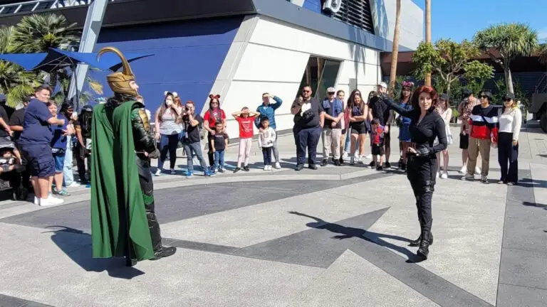 Marvel characters at Disney's California Adventure