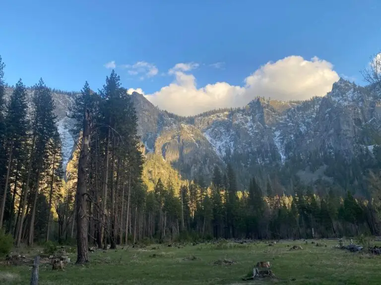 Yosemite Valley during golden hour