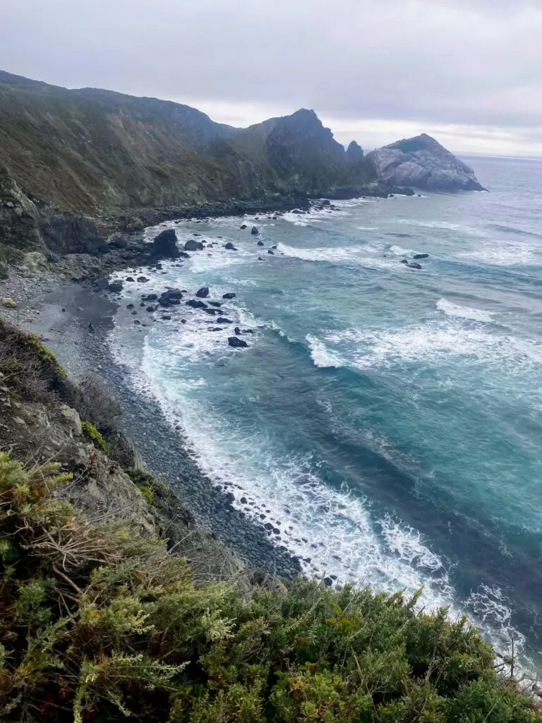 Beautiful coastal views from many vistas off Highway 1