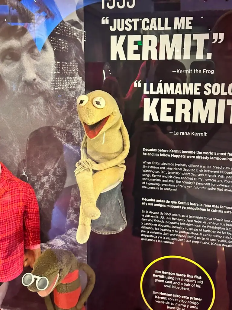 The original Kermit at the National Museum of American History