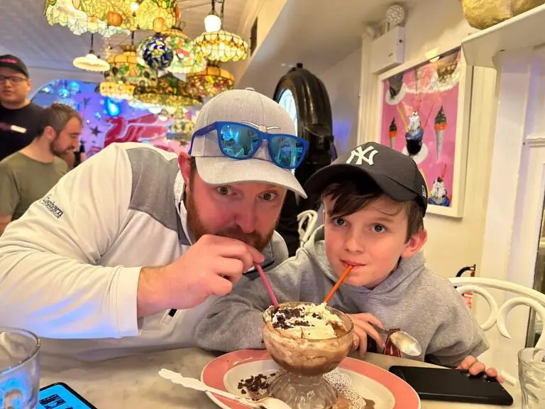 Frozen hot chocolate at Serendipity 3