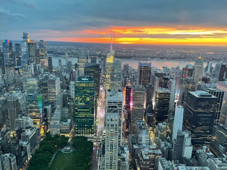 Sunset views at Summit One Vanderbilt