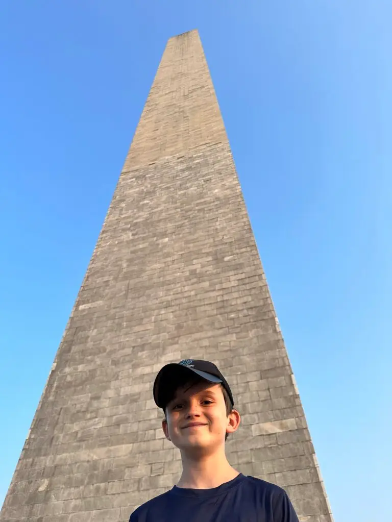 Getting up close to the Washington monument