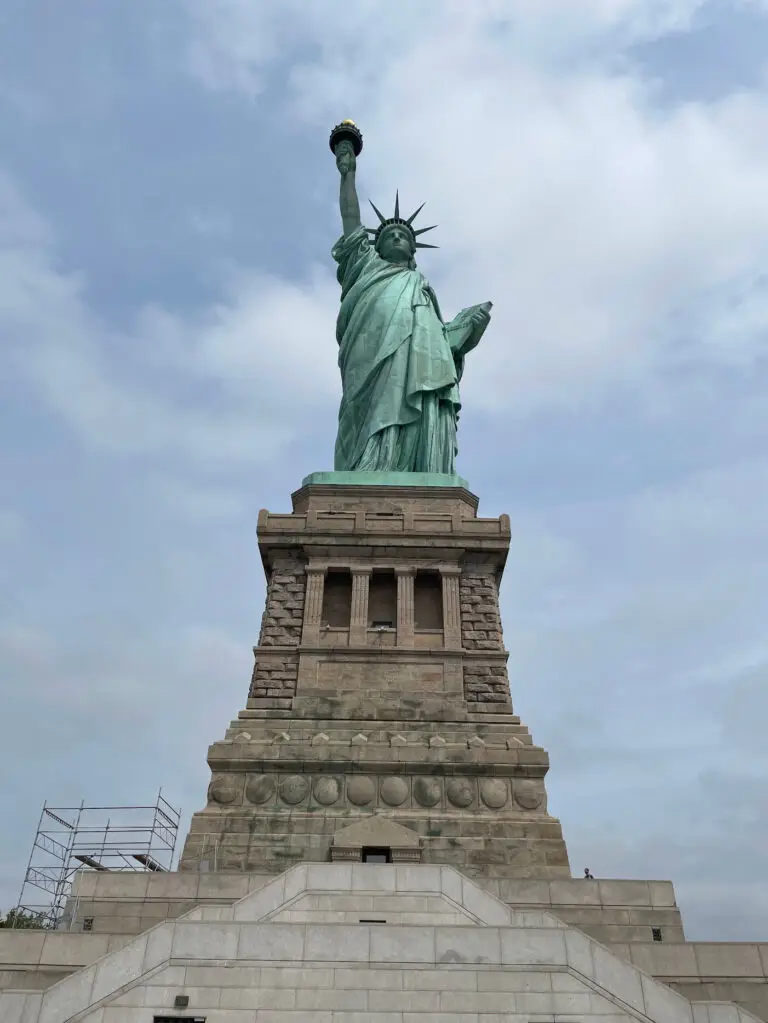 Statue of Liberty from the island