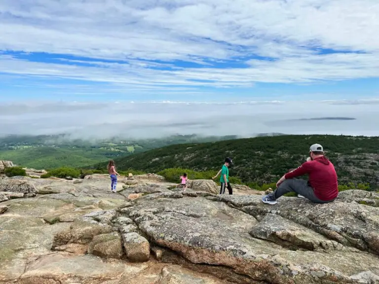 The top of Cadillac Mountain