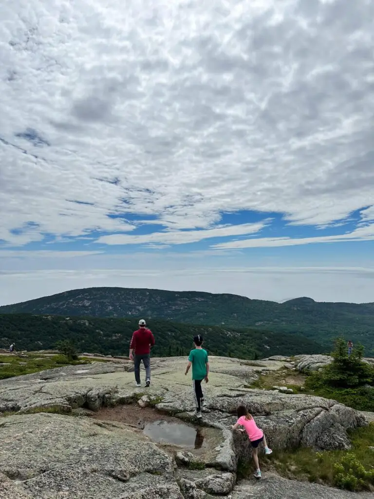The top of Cadillac Mountain