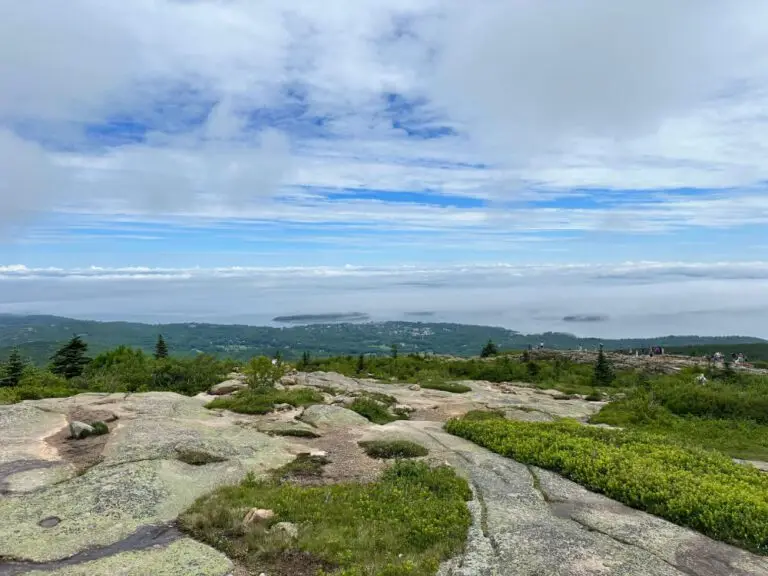 The top of Cadillac Mountain