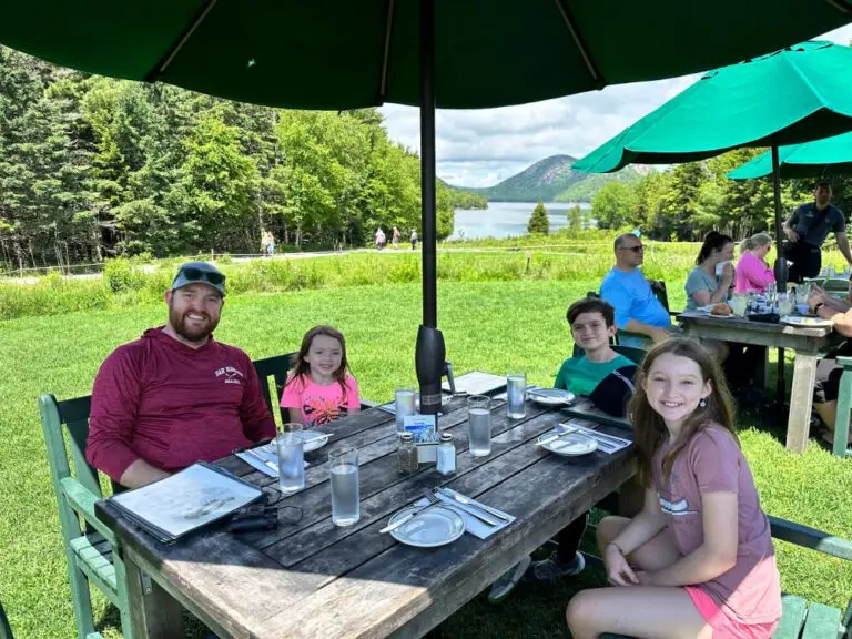 Lunch with a view at Jordan Pond House