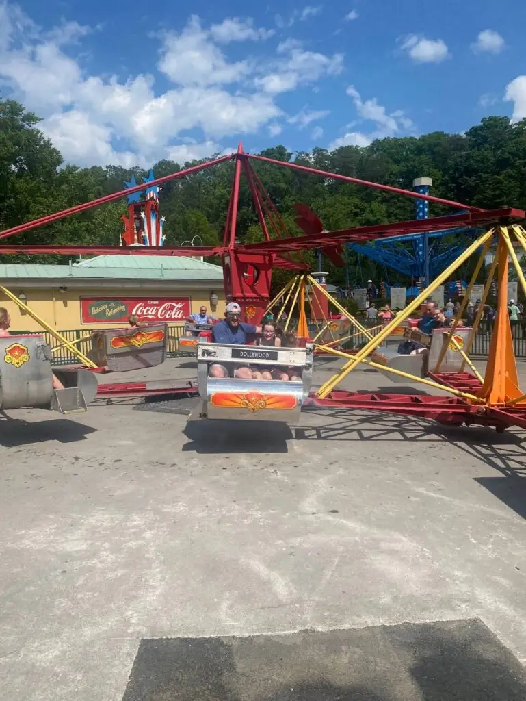 Scrambler ride in the Country Fair