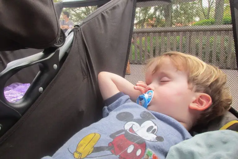 Stroller nap time!