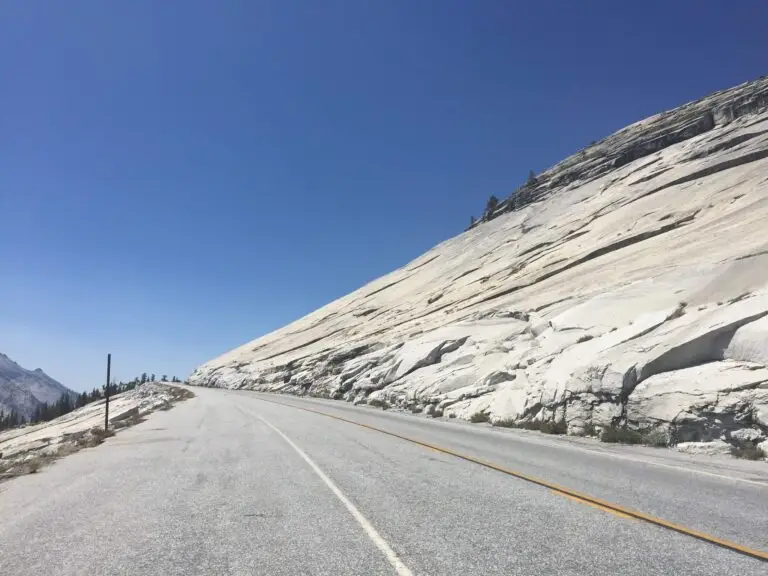 Large rocky domes along Tioga Road