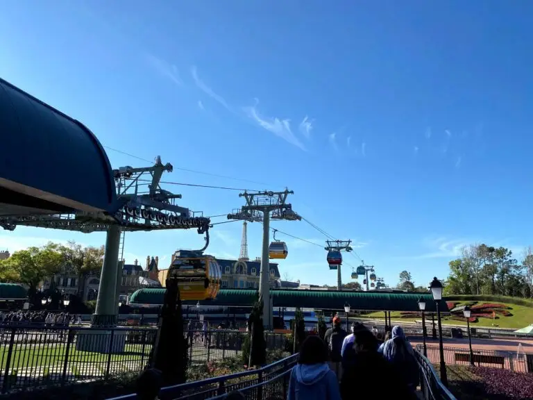If you take the skyliner to Epcot you will enter at the back gate.