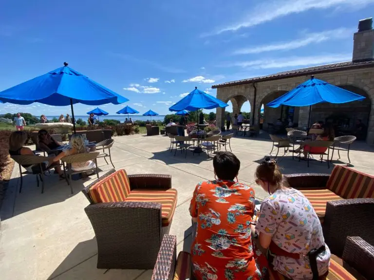 Patio at Mari Vineyards