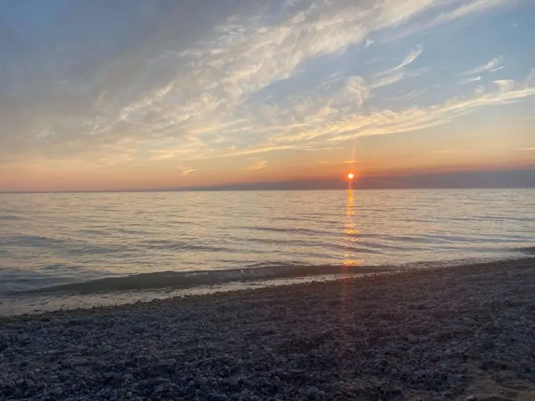 Beautiful sunsets from Frankfort