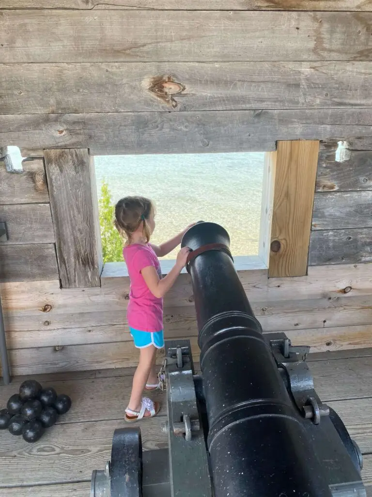 Cannons and lake views!