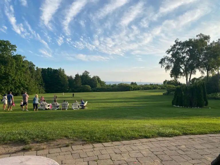 The Backyard at the Inn at Stonecliff is our favorite place to dine!