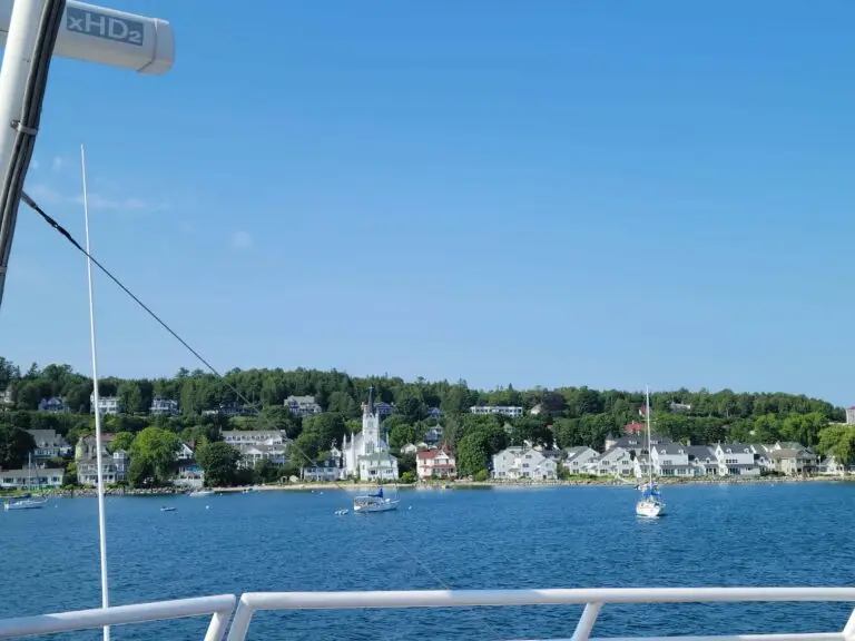 Views of the island from the Ferry