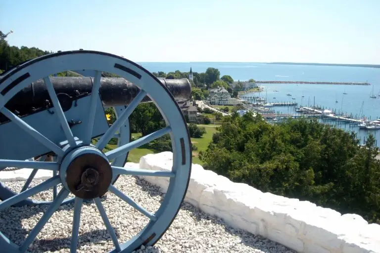 Cannon at Fort Mackinac