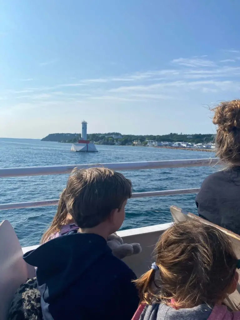 Riding the Ferry to Mackinac Island