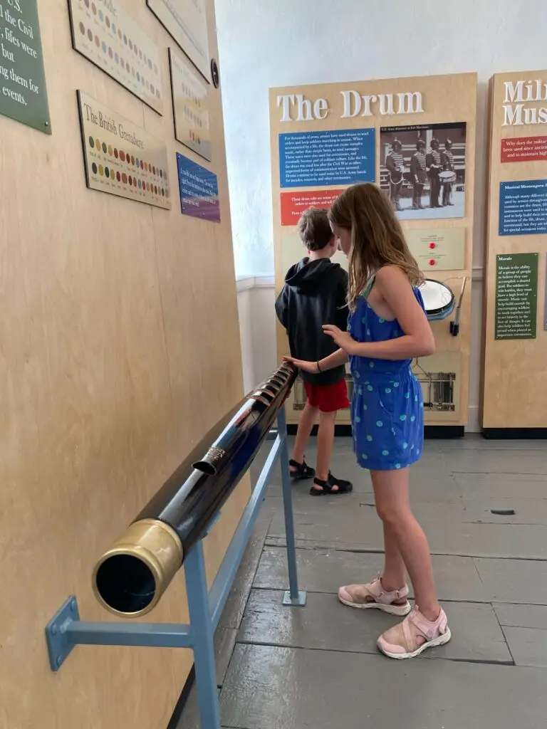 Exhibits at Fort Mackinac