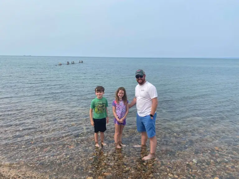 Dip your toes in the largest freshwater lake!