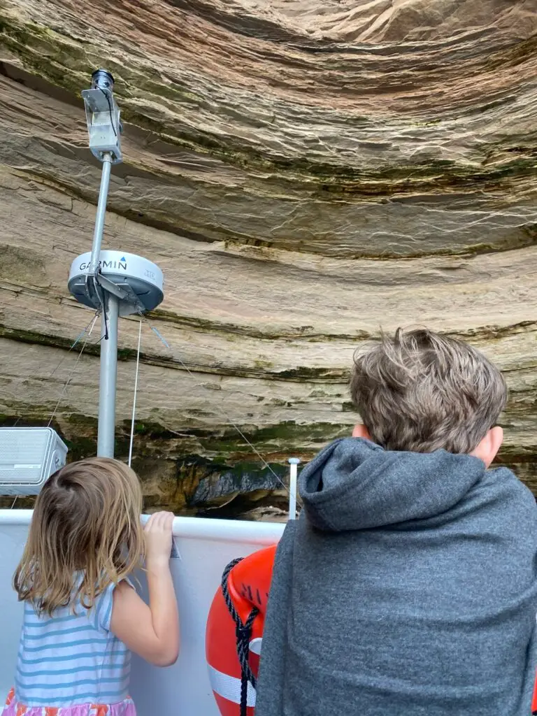 Getting up close to the rocks!