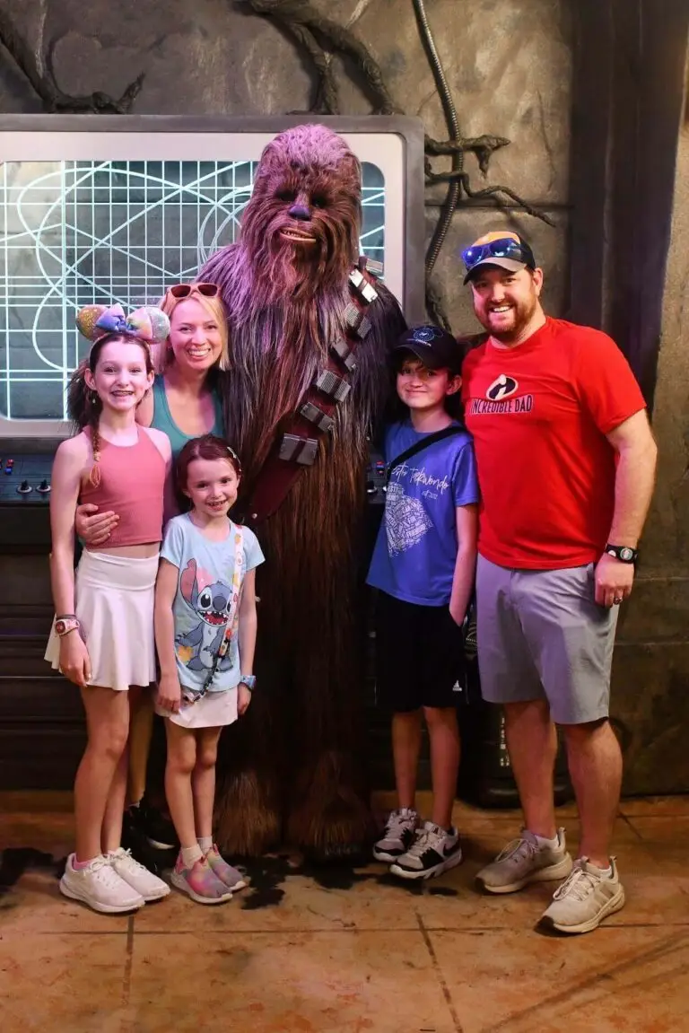 Give Chewbacca a hug!