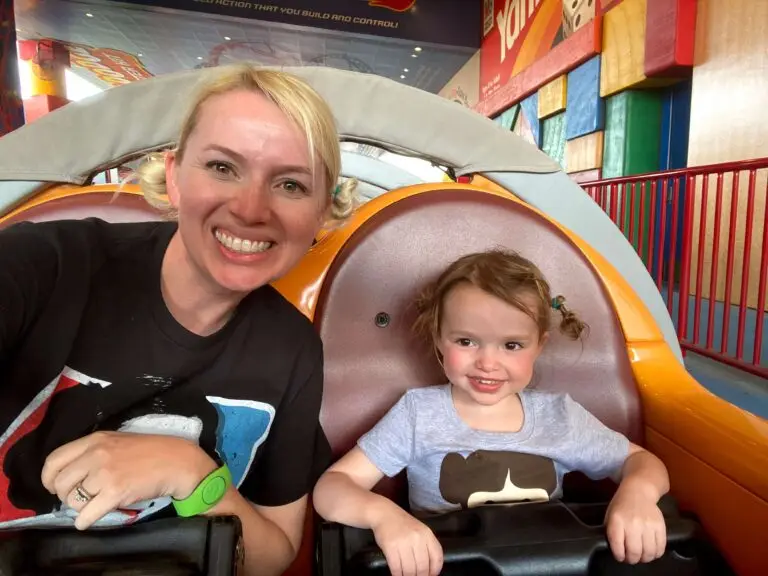 Littles can ride Slinky Dog once they are 38" tall!