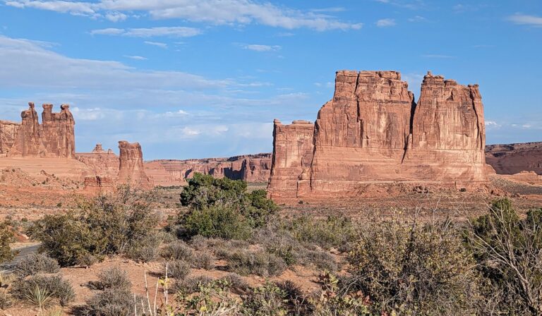 Rock Formations in Arches National Park