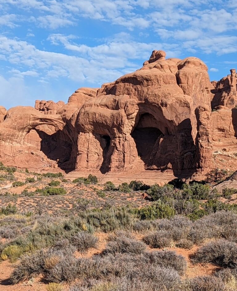 Rock Formations in Arches National Park