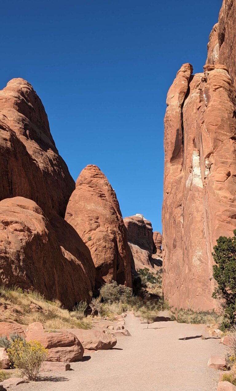 Trail in Arches National Park