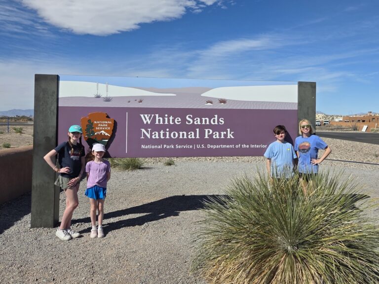White Sands National Park sign