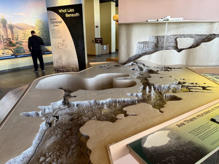 Exhibits at the Carlsbad Caverns Visitor's Center