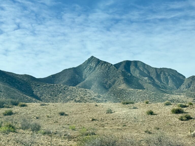 Enjoy views of the Organ Mountains on your way to White Sands
