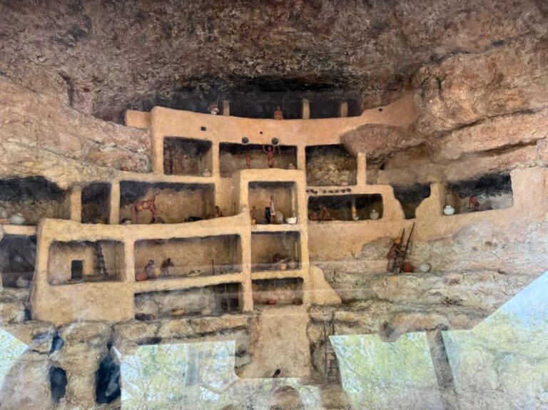 Model of the village at Montezuma National Monument