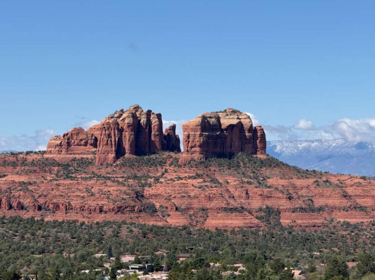 Red rock formations in Sedona, AZ
