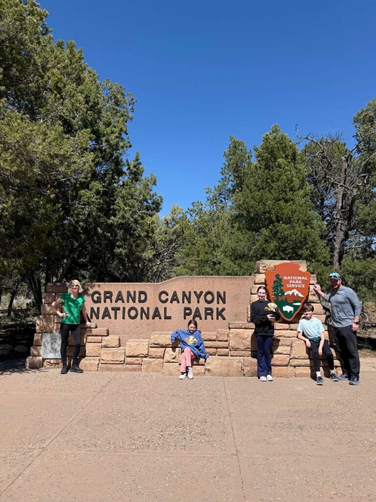 Grand Canyon National Park sign