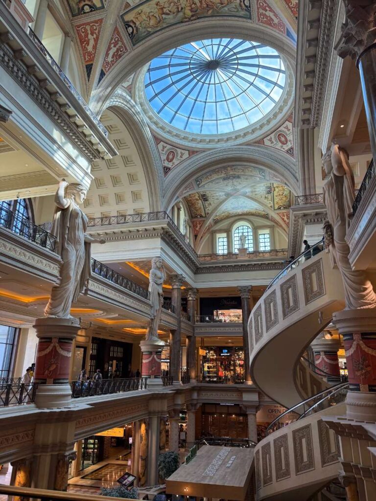 Gorgeous entrance to the Forum Shops at Caesar's Palace