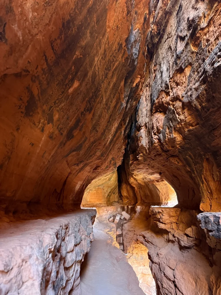 Inside of Soldier's Pass Cave Sedona, AZ